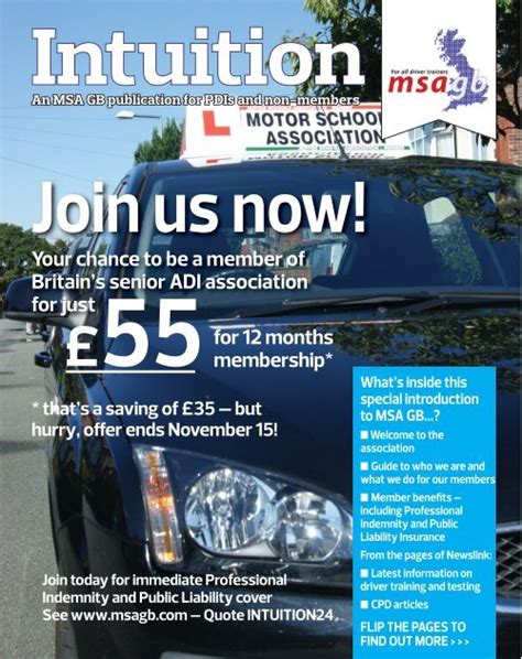 Msa Gb Member Survey • Motor Schools Association of Great .